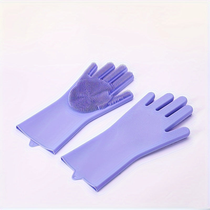Gants de toilettage en silicone pour chiens - Gants de toilette doux pour animaux de compagnie 🚿🧼