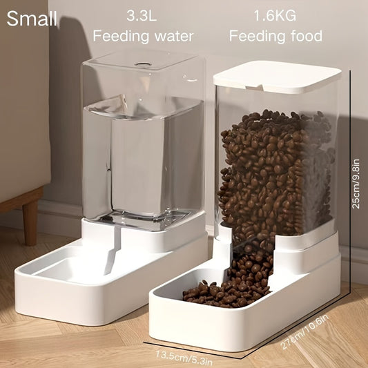 Distributeur automatique d’eau et de nourriture pour chiens et chats