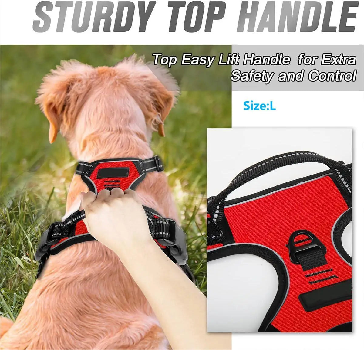 Harnais Anti-traction Ultra Confort — Pour chiens heureux et maîtres tranquilles