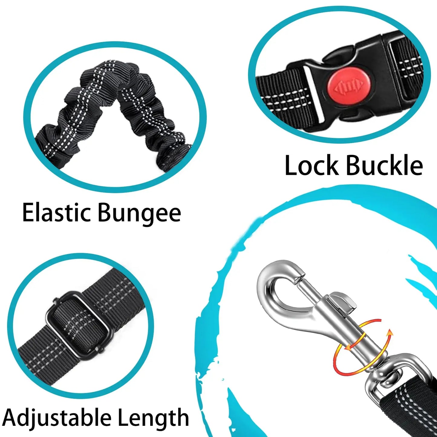 Ceinture de sécurité pour chien 🦮Parce que la sécurité en voiture c’est aussi pour eux 👍🏻 simplicité d’installation pour grands et petits chiens 🐾