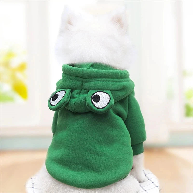 Sweat à capuche fruité pour chien – Vêtement chaud en polaire, déguisement mignon pour petits chiens et chiots (Chihuahua, Bouledogue, etc.)
