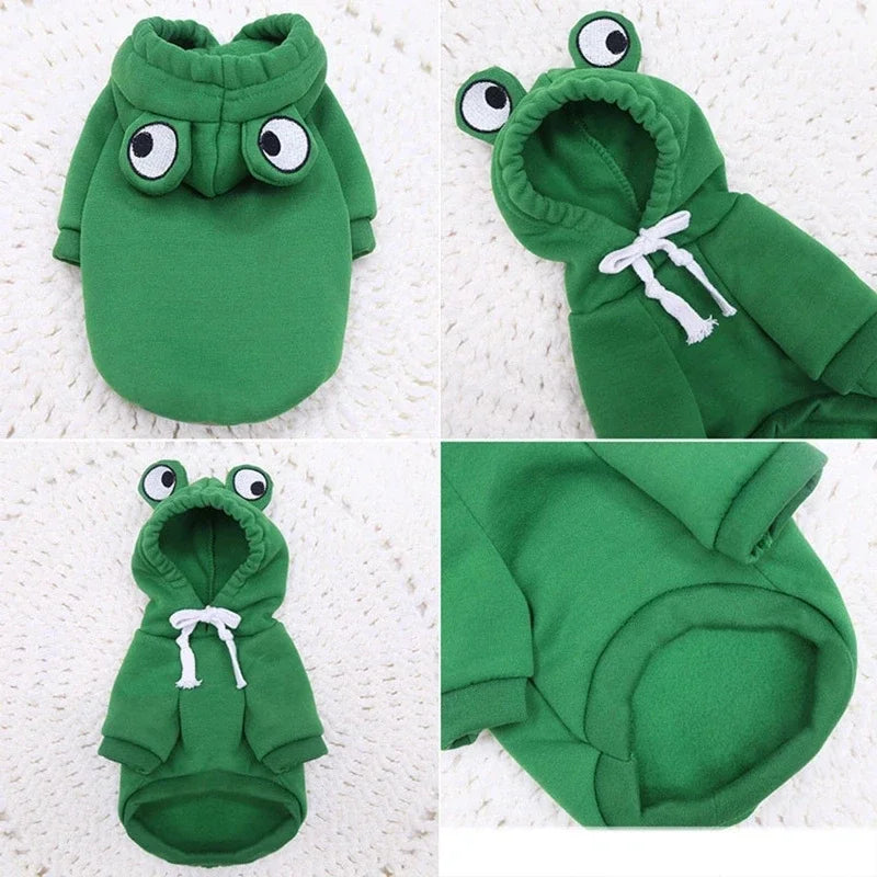 Sweat à capuche fruité pour chien – Vêtement chaud en polaire, déguisement mignon pour petits chiens et chiots (Chihuahua, Bouledogue, etc.)