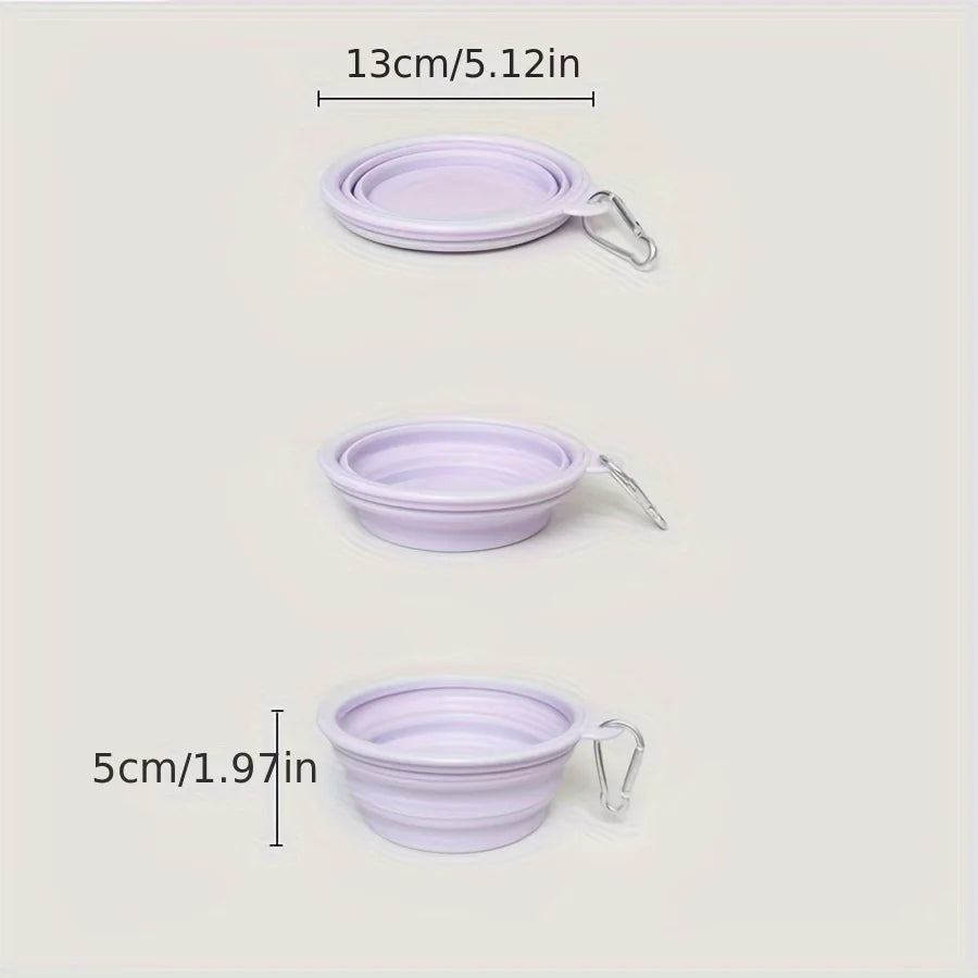 Gamelles Pliable en silicone parfaite pour les promenades