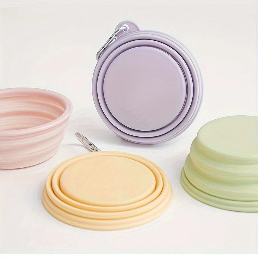 Gamelles Pliable en silicone parfaite pour les promenades