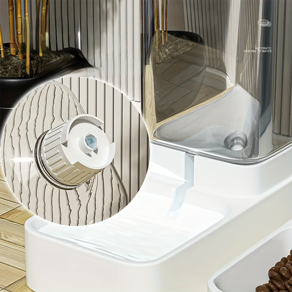 Distributeur automatique d’eau et de nourriture pour chiens et chats
