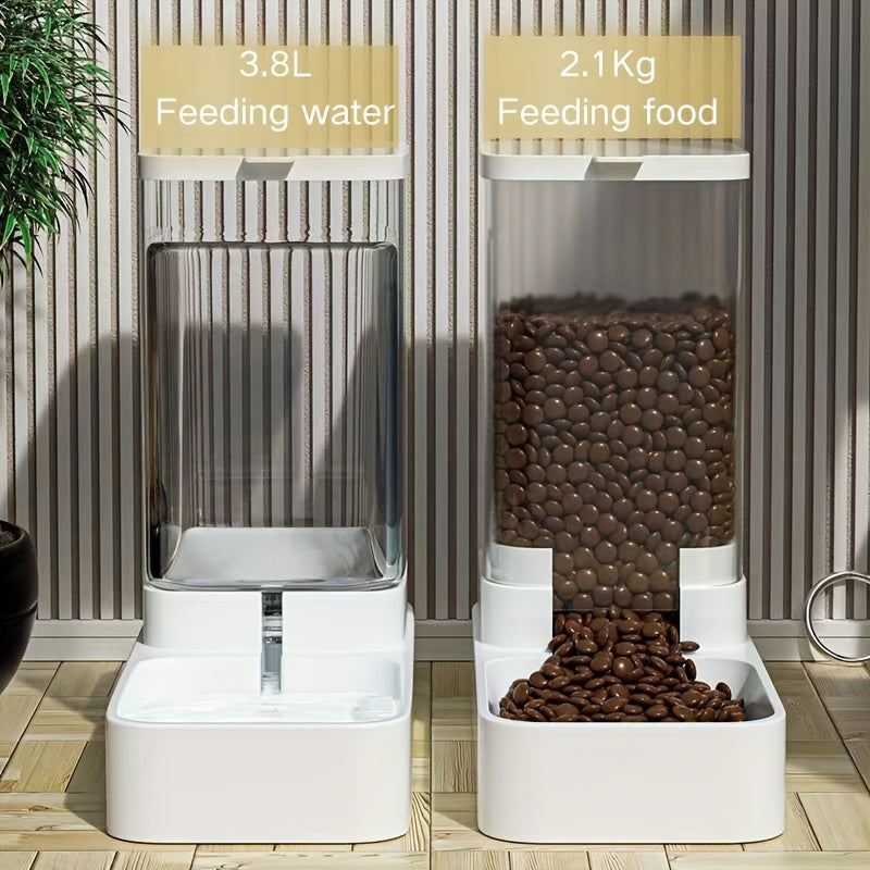 Distributeur automatique d’eau et de nourriture pour chiens et chats